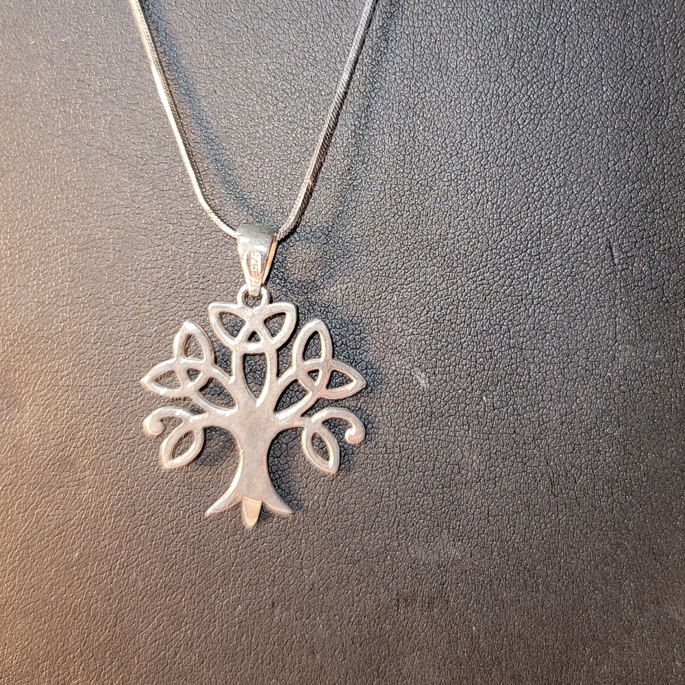 ***DISCOUNTED Sterling Silver Celtic Tree of Life Pendant